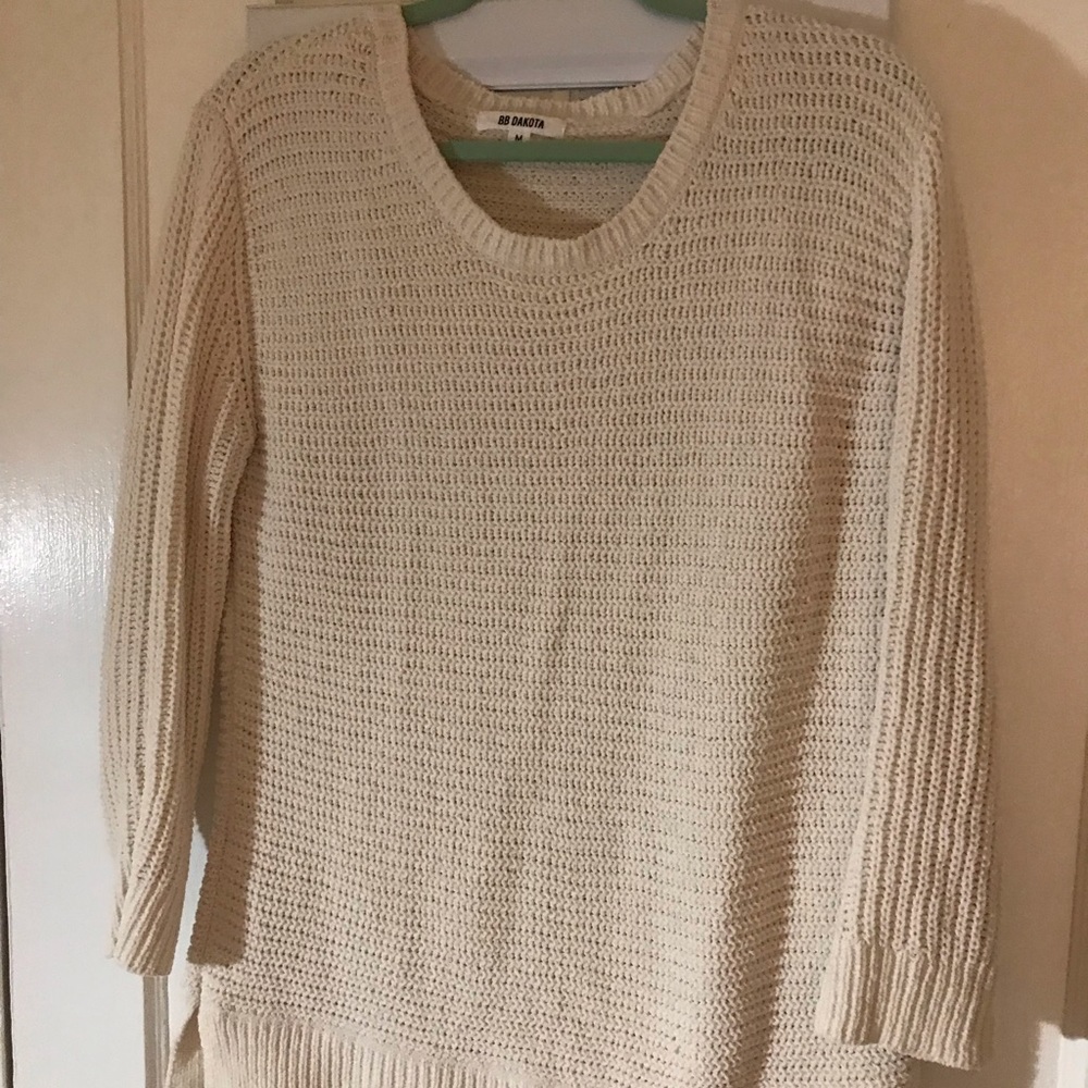 Cream sweater